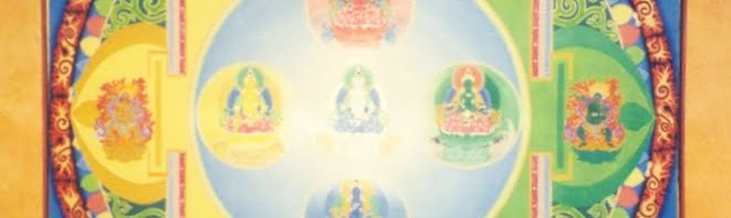 Mandalan med de fem buddhorna